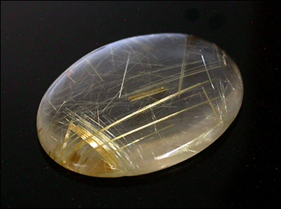 RUTILATED QUARTZ CABOCHON (BRAZIL) – 18.84 ct. OVAL